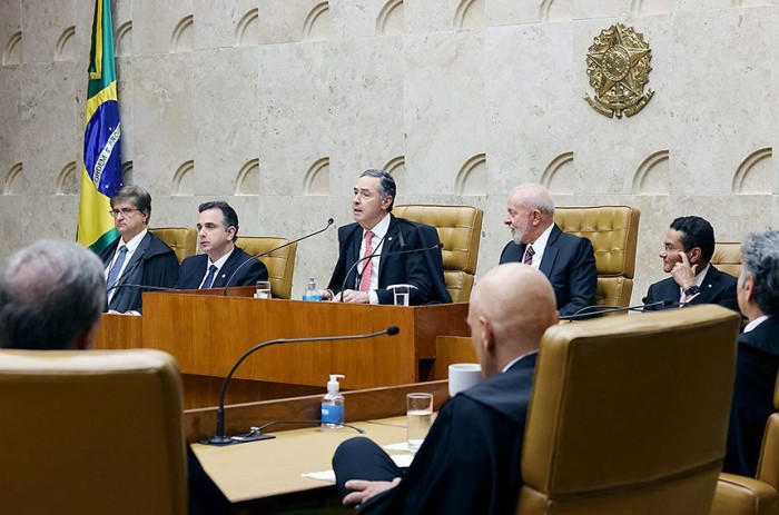 No STF, Pacheco cita volta da 'normalidade democrática' e harmonia entre Poderes