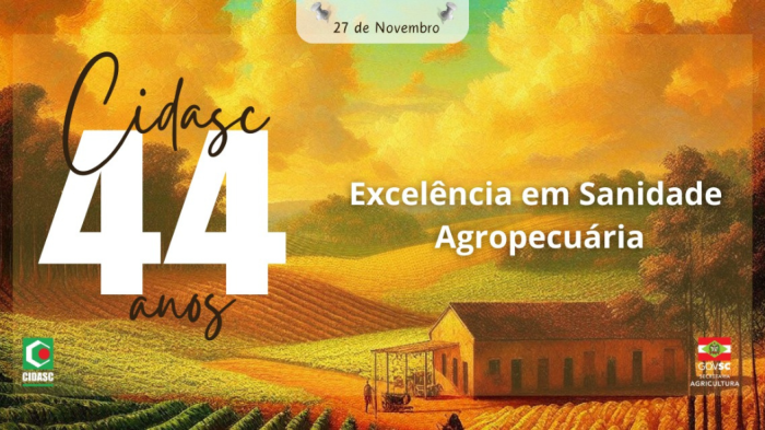 Cidasc 44 anos: evento de aniversário terá portas-abertas para a comunidade